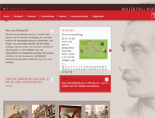 Tablet Screenshot of multatuli-museum.nl